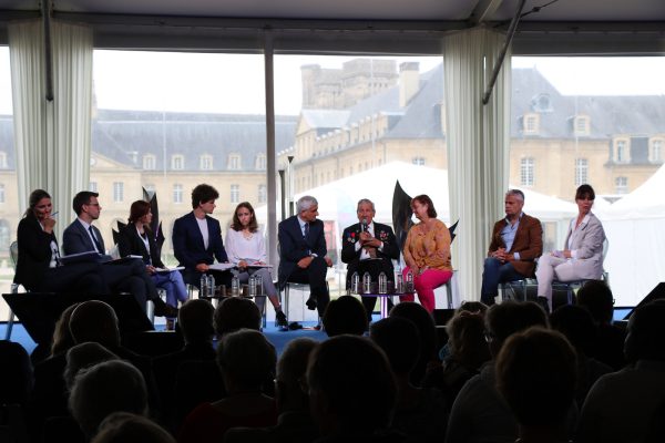 Conférence lors du Forum mondial Normandie pour la Paix à Caen
