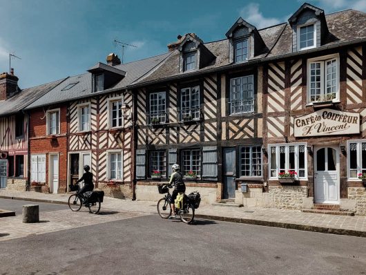 A vélo à Beuvron-en-Auge