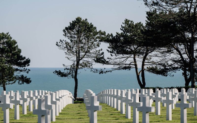 De Amerikaanse begraafplaats van Colleville-sur-Mer