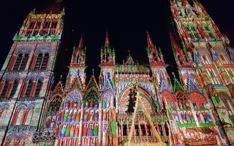 Cathédrale de Lumières à Rouen