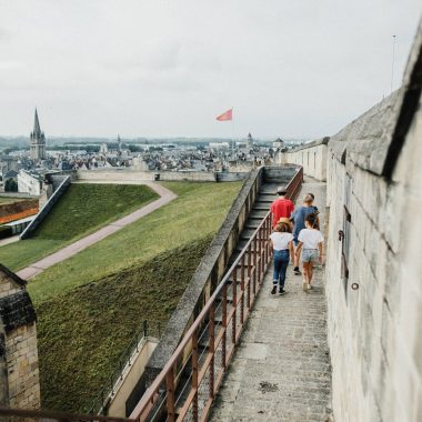 Vue sur Caen depuis le château