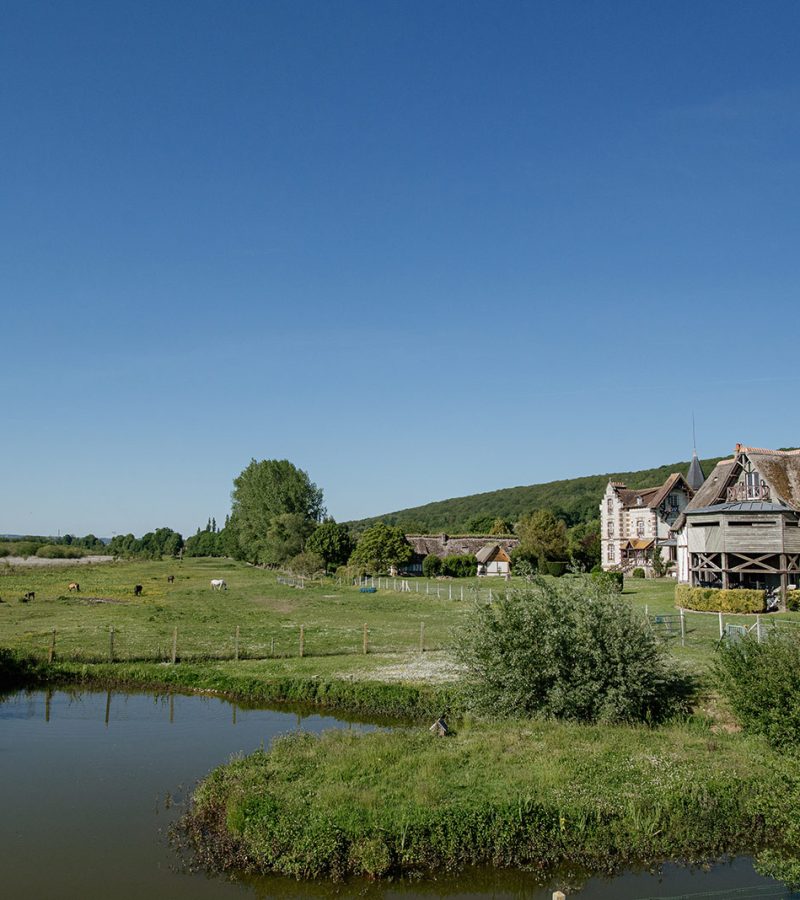 De drassige weides van het Marais Vernier