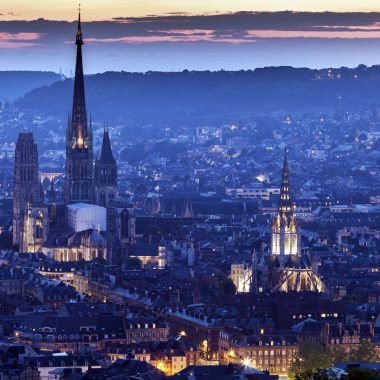 Vue sur Rouen