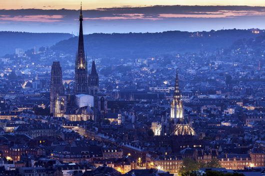 Vue sur Rouen