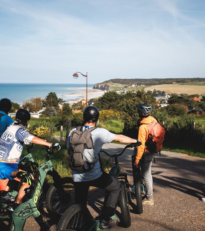 Een sportieve ‘rando apéro’ op een elektrische step in Quiberville-sur-Mer