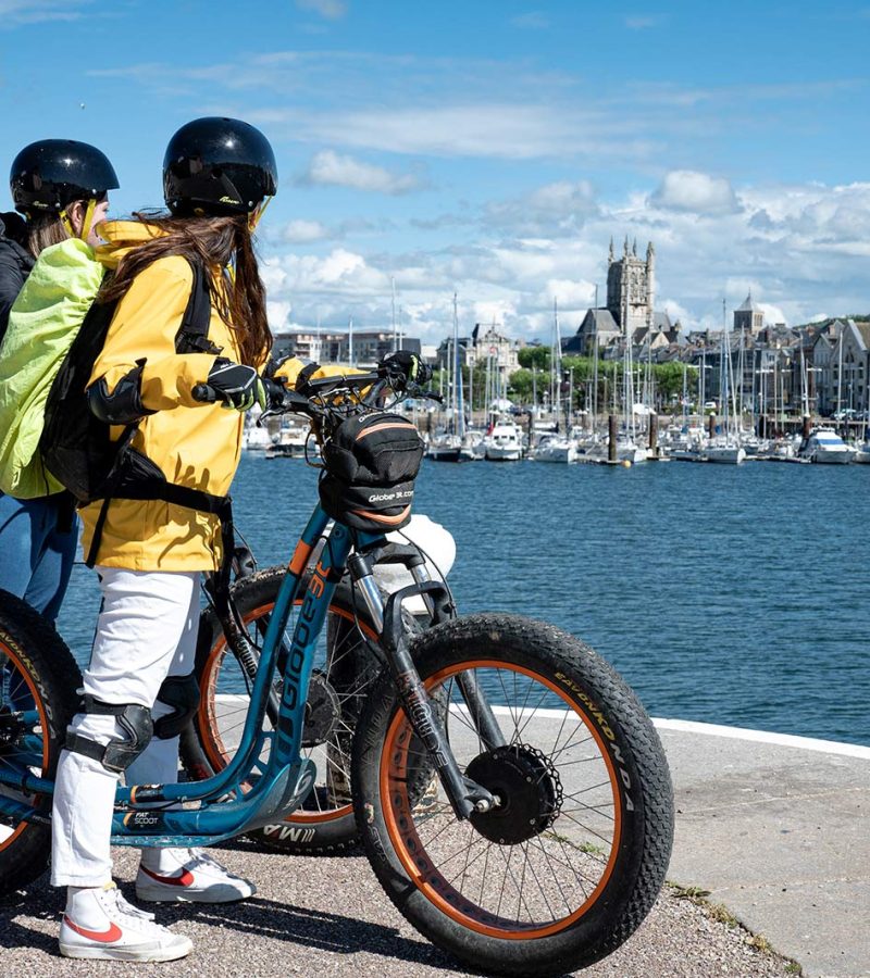 Met een elektrische step Fécamp verkennen