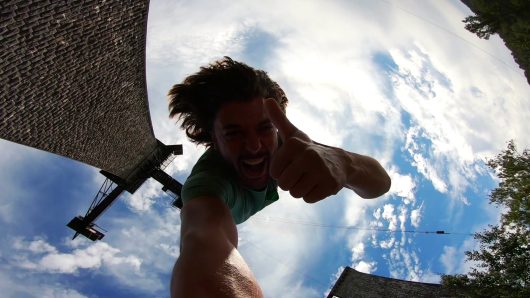 Saut à l'élastique au Viaduc de la Souleuvre