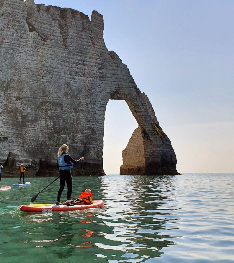 Suppen langs de krijtrotsen van Etretat