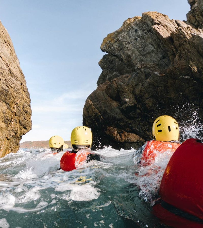 Coasteering in de Cotentin