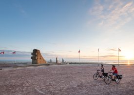 Itinéraire vélomaritime sur les plages du Débarquement