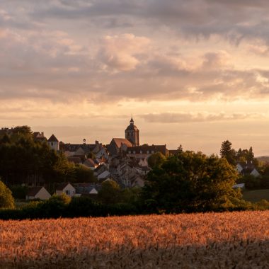 Coucher de soleil sur Belleme