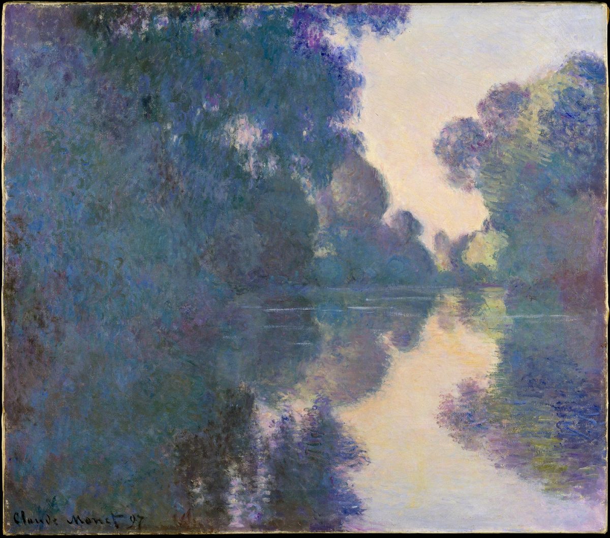 Bras de seine près de Giverny Claude Monet